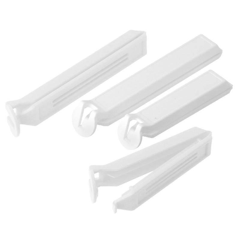 Load image into Gallery viewer, Fackelmann basic vershoudklem 11 en 8 cm wit 4 stuks