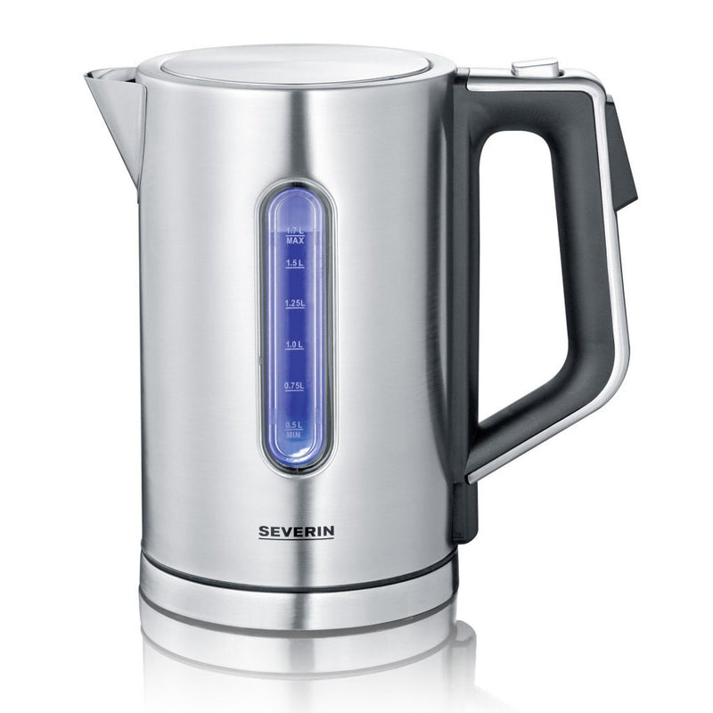 Load image into Gallery viewer, Severin wk3418 waterkoker 1.7l 3000w rvs zwart