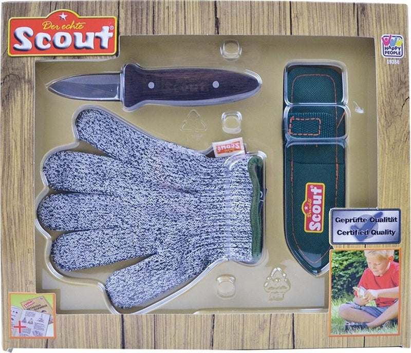 Load image into Gallery viewer, Happy people kerfset scout junior groen grijs bruin 3-delig