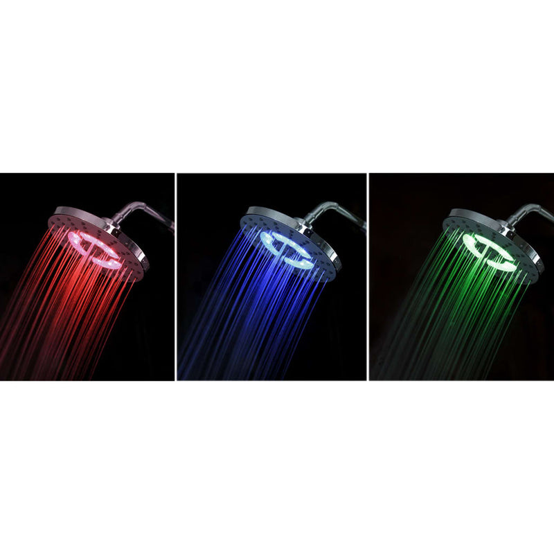 Load image into Gallery viewer, Schütte schütte regendoucheset met led-verlichting galaxis chroomkleurig