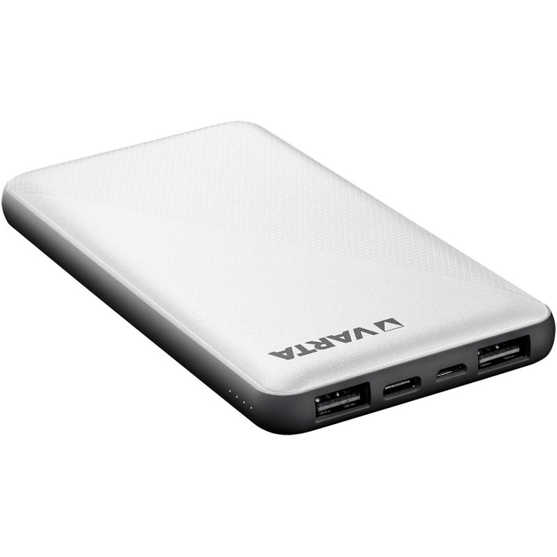 Load image into Gallery viewer, Enzo varta powerbank 10.000ma zilver + led indicatie usb en usb-c - 3509010