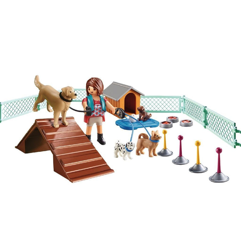 Load image into Gallery viewer, Playmobil 70676 city life gift set hondentrainster