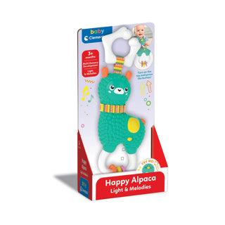 Load image into Gallery viewer, Clementoni baby alpaca ratel schud en speel | 2 stuks