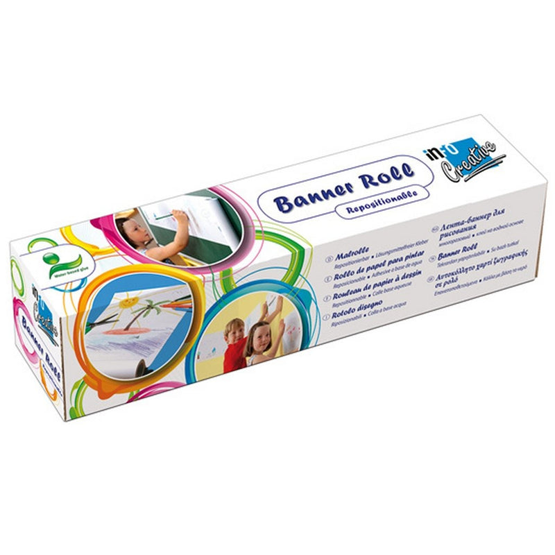 Load image into Gallery viewer, Info notes zelfklevende tekenrol blanco 30cmx12,2m