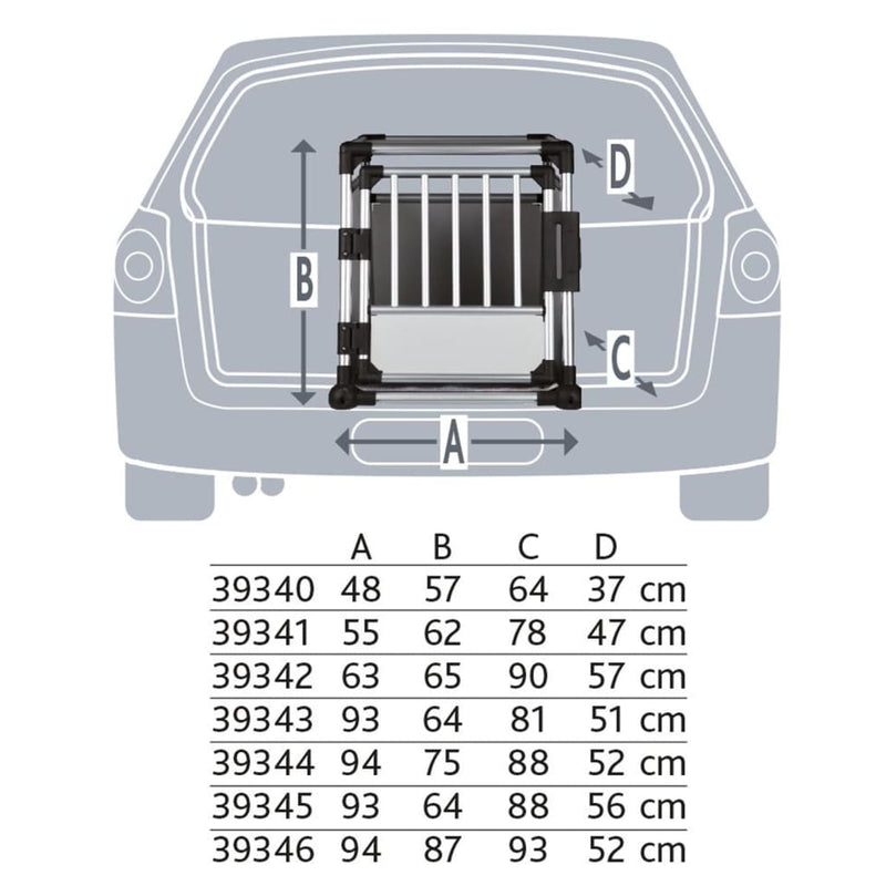 Load image into Gallery viewer, Trixie transportbench l aluminium