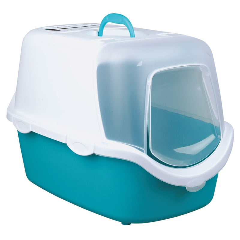 Load image into Gallery viewer, TRIXIE TRIXIE Kattenbak Vico turquoise en wit