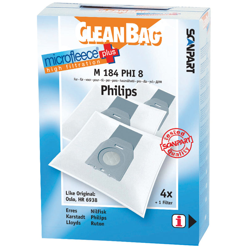 Load image into Gallery viewer, Scanpart m184phi8 microfleese stofzak philips oslo en micro