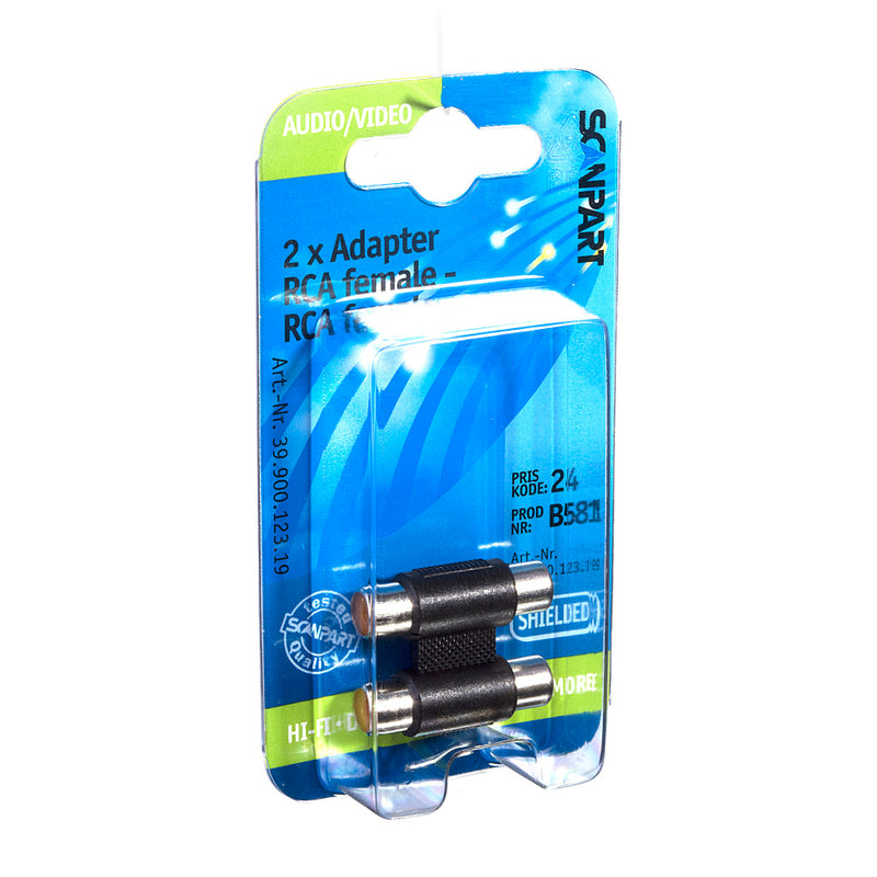 Load image into Gallery viewer, Scanpart adapter 2tulp(f)-(f)