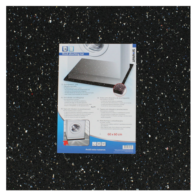 Load image into Gallery viewer, Scanpart anti vibratiemat 60x60x0,8 zw