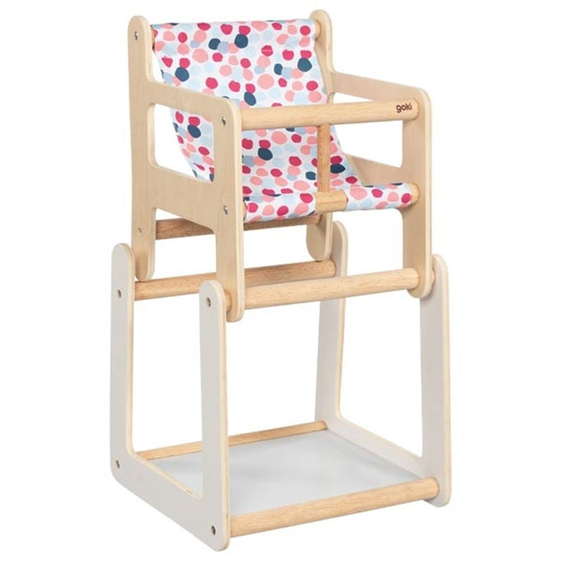 Afbeelding laden in galerijviewer, Goki poppenkinderstoel met tafel, 2in1. 3+