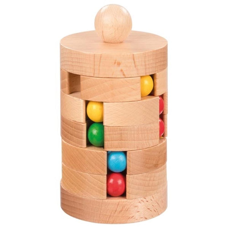 Afbeelding laden in galerijviewer, Puzzel bal toren. 13,5x7 cm. 6+