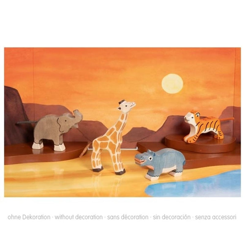 Chargez l'image dans la visionneuse de la galerie, Holztiger wilde dieren. 4 delig. 3+