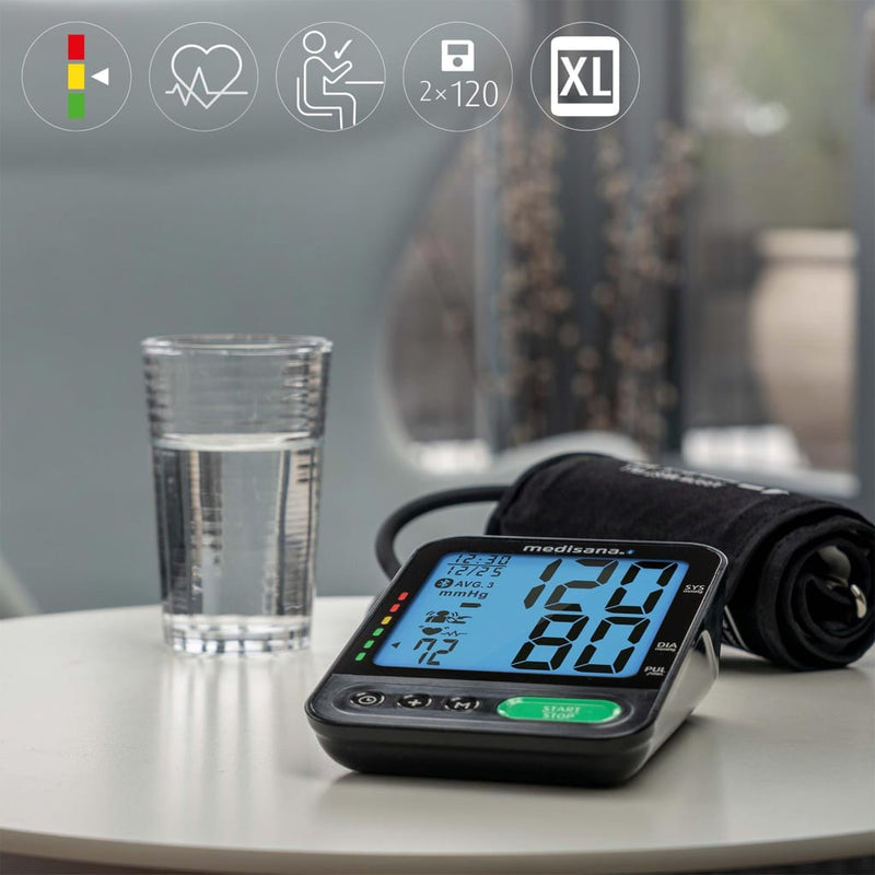 Load image into Gallery viewer, Medisana Medisana Bloeddrukmeter BU 580 Connect bovenarm zwart