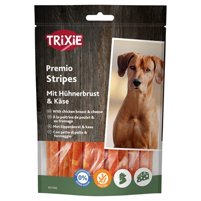 Load image into Gallery viewer, Trixie Premio cheese chicken stripes