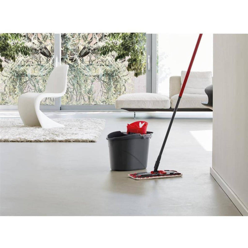 Afbeelding laden in galerijviewer, Vileda ultramax power 2in1 vloerwisser rood zwart