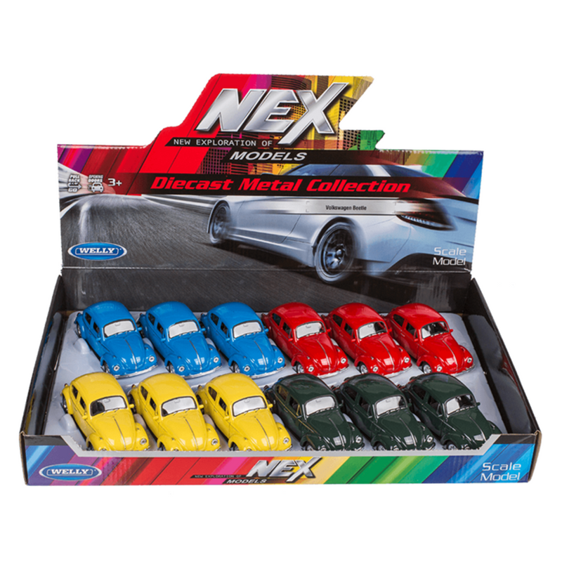 Afbeelding laden in galerijviewer, Dsp modelauto met pull-back. vw kever 19
