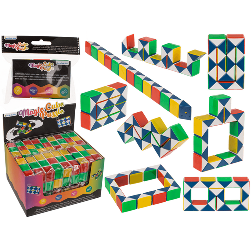 Afbeelding laden in galerijviewer, Dsp magische kubus puzzel, 9x2,5 cm. 36