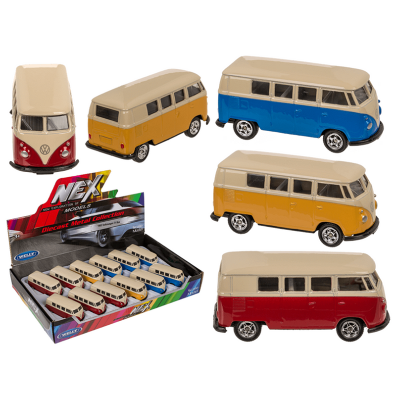 Afbeelding laden in galerijviewer, Dsp modelauto vw t1 bus 1963. 7,5 cm
