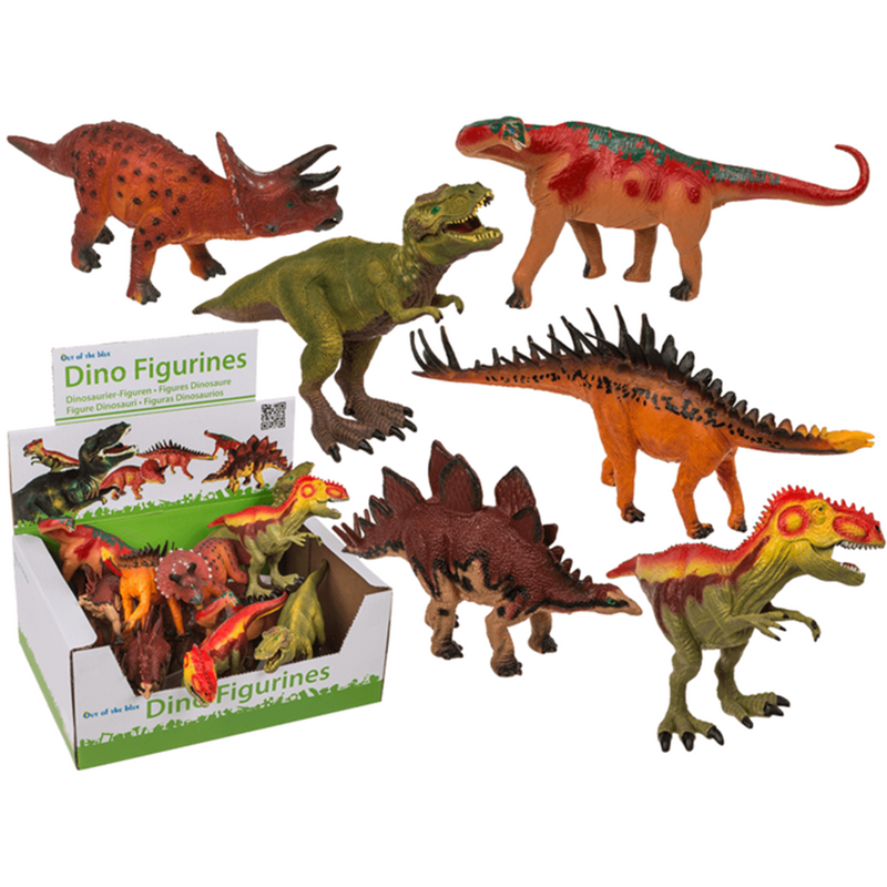 Afbeelding laden in galerijviewer, Dsp dinosaurus, ca 20 cm. 6 ass.12 stuks