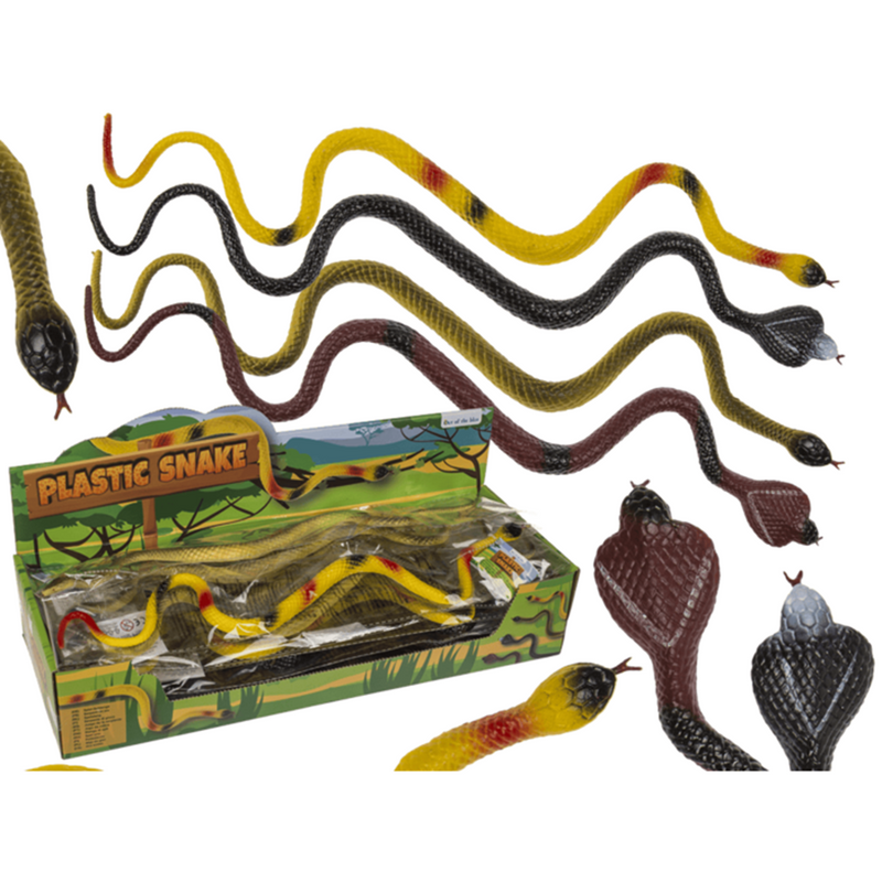 Afbeelding laden in galerijviewer, Dsp speelslang, ca.40 cm. 4 assortie. 24