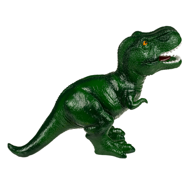 Afbeelding laden in galerijviewer, Spaarpot, groene dinosaurus, ca.22x32 cm