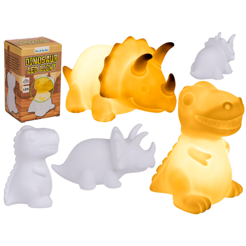 Afbeelding laden in galerijviewer, Lamp, dinosaurus met led (incl 3 batteri