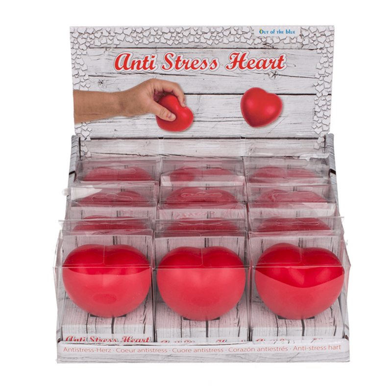 Afbeelding laden in galerijviewer, Dsp anti-stress hart, ca 6 cm. 12 stuks