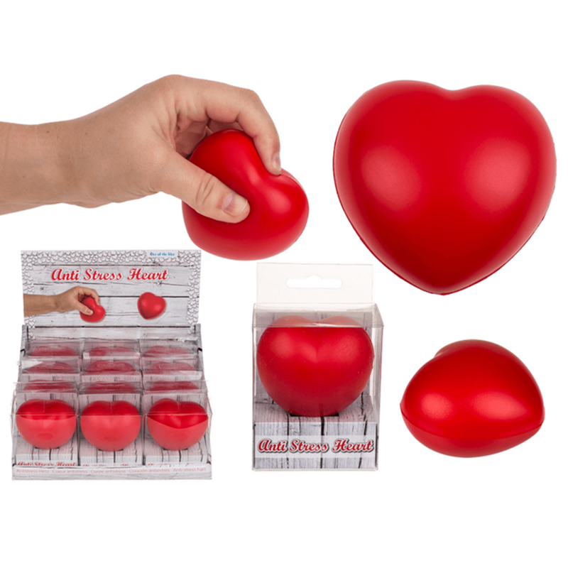 Afbeelding laden in galerijviewer, Dsp anti-stress hart, ca 6 cm. 12 stuks