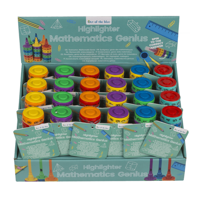 Afbeelding laden in galerijviewer, Dsp markeerstift, wiskunde genie. 10,5x3