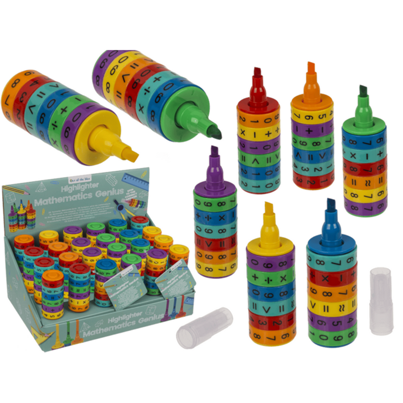 Afbeelding laden in galerijviewer, Dsp markeerstift, wiskunde genie. 10,5x3