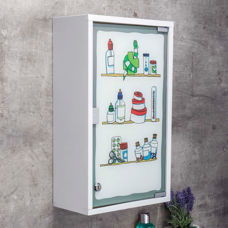 Load image into Gallery viewer, Hi medicijnkast 30x15x50 cm roestvrij staal