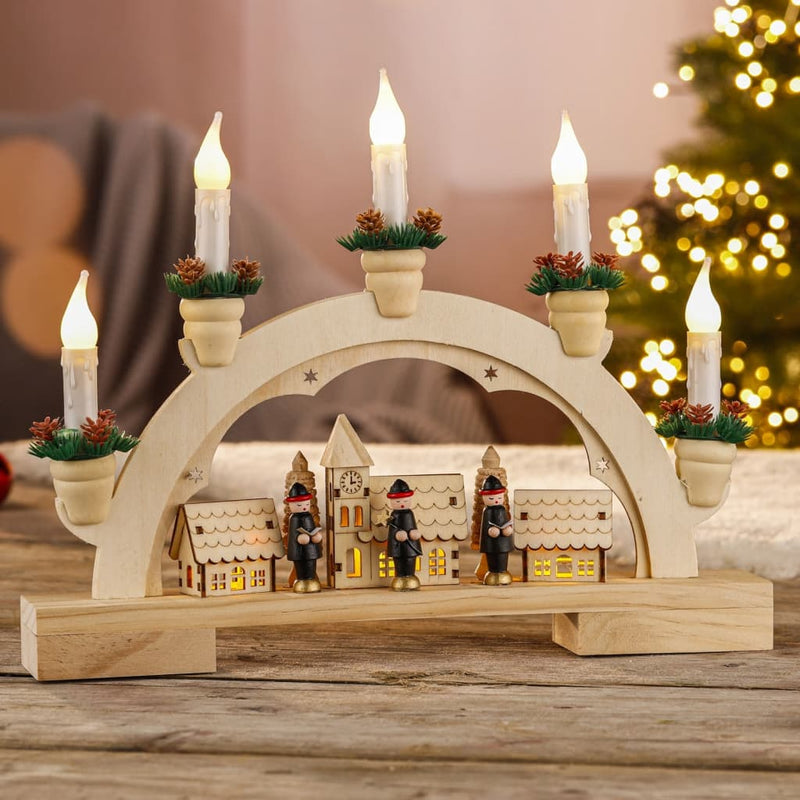 Load image into Gallery viewer, HI HI Kerstboog met verlichting