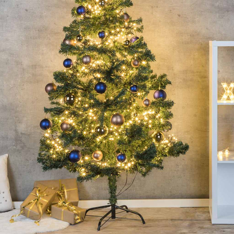 Load image into Gallery viewer, Hi kerstboom met metalen standaard 180 cm groen