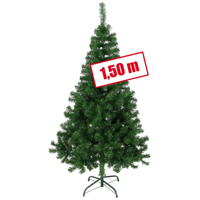 Cargue la imagen en el visor de la galería, HI HI Kerstboom met metalen standaard 150 cm groen