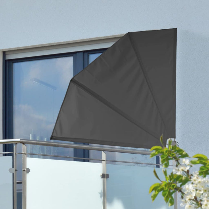Load image into Gallery viewer, HI HI Balkonscherm 1,2x1,2 m polyester zwart