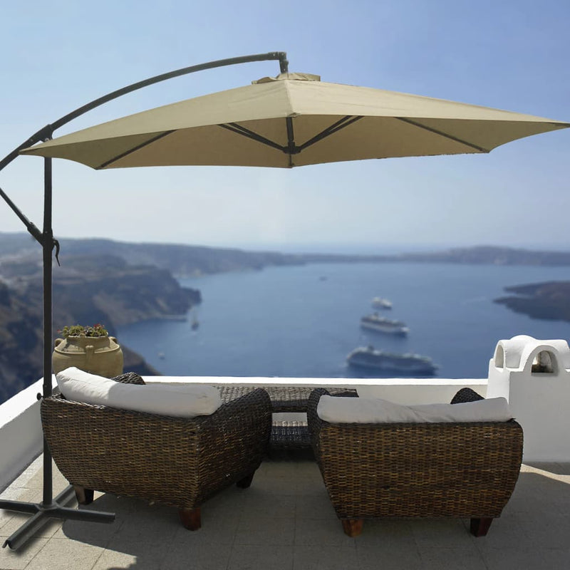 Load image into Gallery viewer, HI Hi Zweefparasol UV50+ 3 m beige