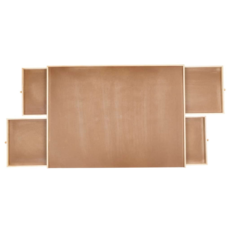 Load image into Gallery viewer, Hi puzzeltafel met 4 lades 76x57x4,5 cm hout