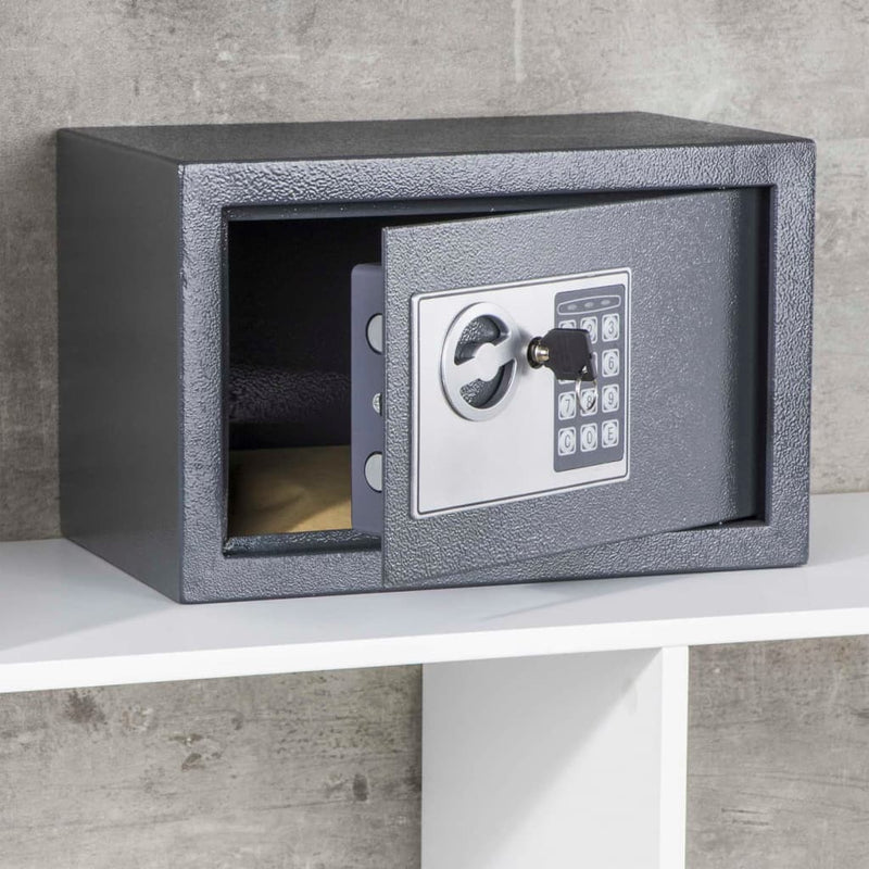 Load image into Gallery viewer, Hi kluis met elektrisch slot 31x20x20 cm donkergrijs