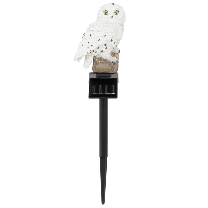 Load image into Gallery viewer, HI HI Tuinlamp uil LED solar wit