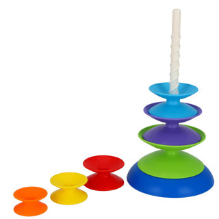 Chargez l'image dans la visionneuse de la galerie, Jipy discover stapeltoren ring multi kleur