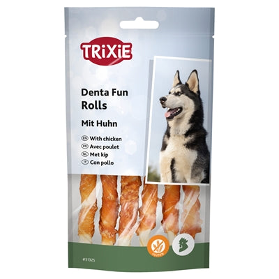Load image into Gallery viewer, Trixie denta fun chicken chewing rolls