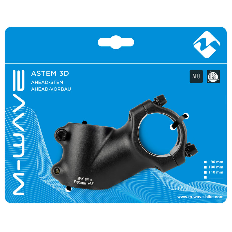 Afbeelding laden in galerijviewer, M-wave st-m3.2 ahead handle stem