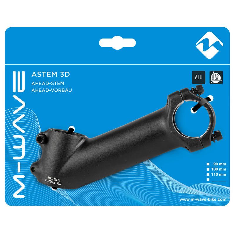 Afbeelding laden in galerijviewer, M-wave st-m3.2 ahead handle stem