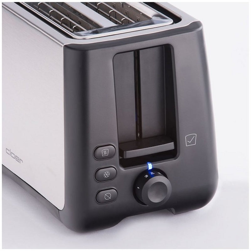 Load image into Gallery viewer, Cloer 3569 king size broodrooster rvs zwart