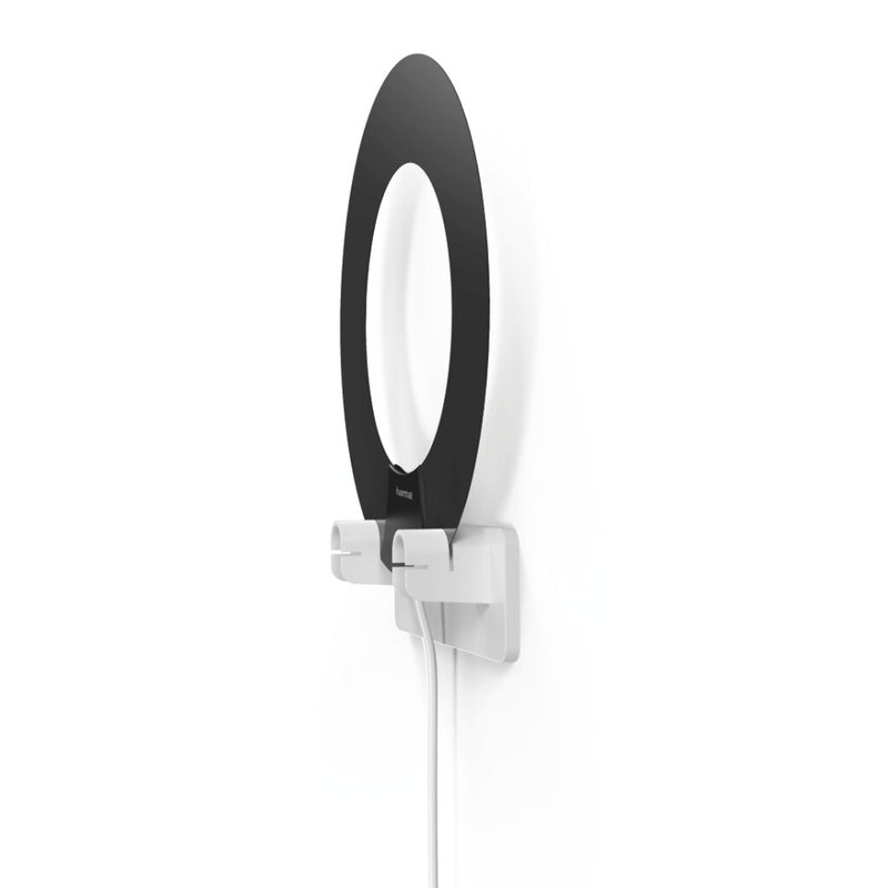 Afbeelding laden in galerijviewer, Hama dvb-t dvb-t2 kamerantenne performance 45 ring-design actief wit