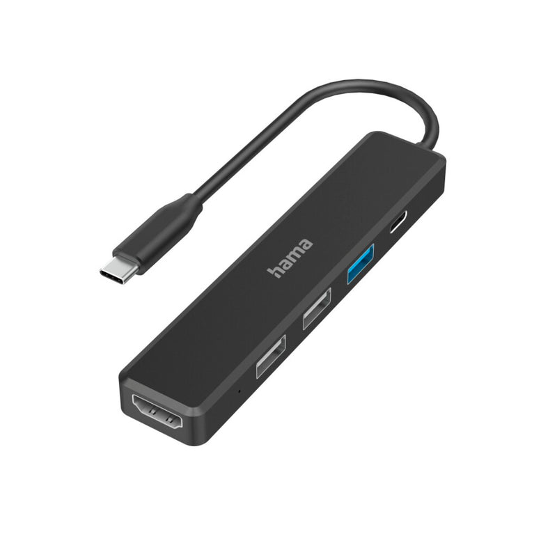 Afbeelding laden in galerijviewer, Hama USB-C-hub Multiport 5-poorts 3x USB-A USB-C HDMI trade;