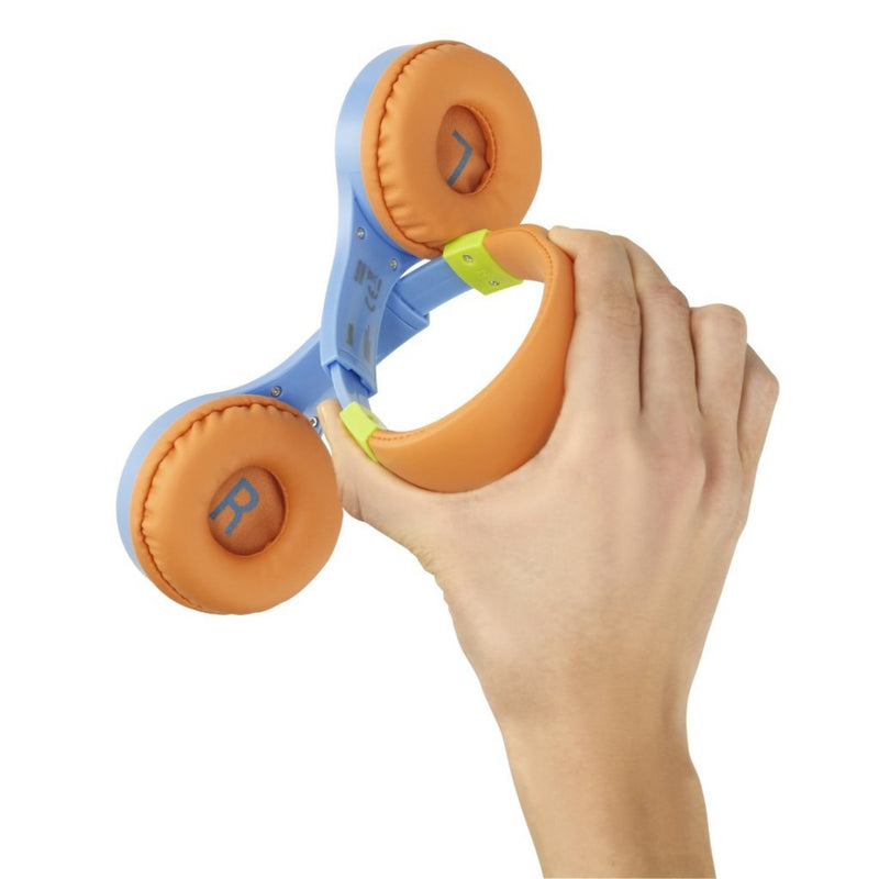Load image into Gallery viewer, Hama kids guard on-ear kinderkoptelefoon blauw oranje