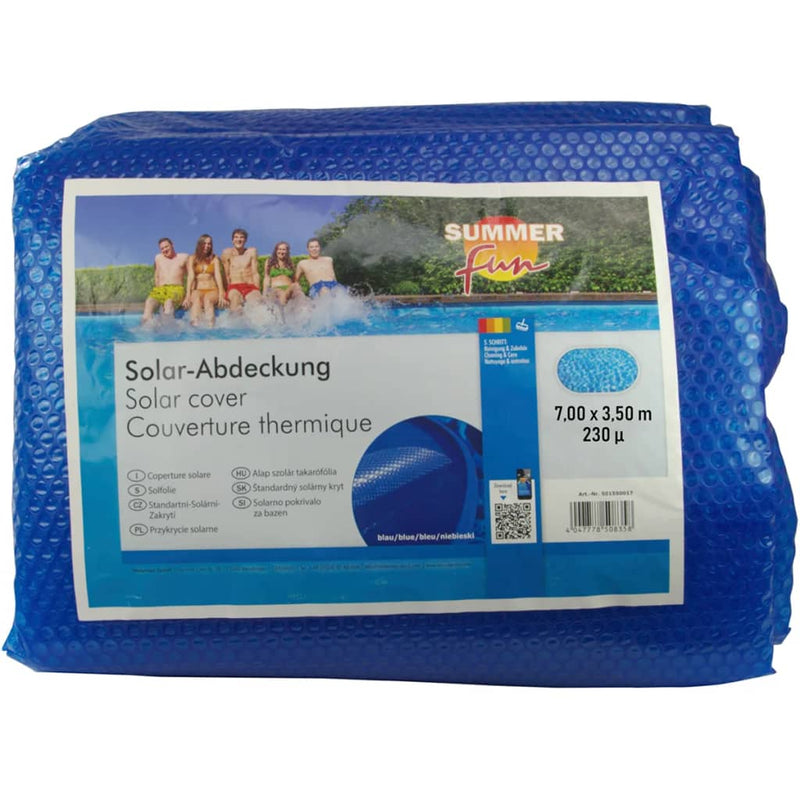 Load image into Gallery viewer, Summer Fun Summer Fun Zomerzwembadhoes solar ovaal 700x350 cm PE blauw
