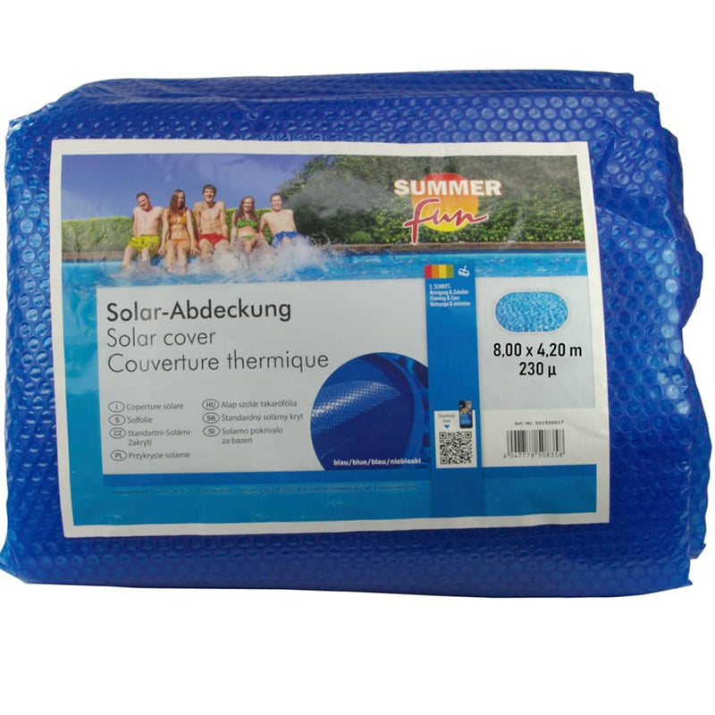 Load image into Gallery viewer, Summer Fun Summer Fun Zomerzwembadhoes solar ovaal 800x420 cm PE blauw