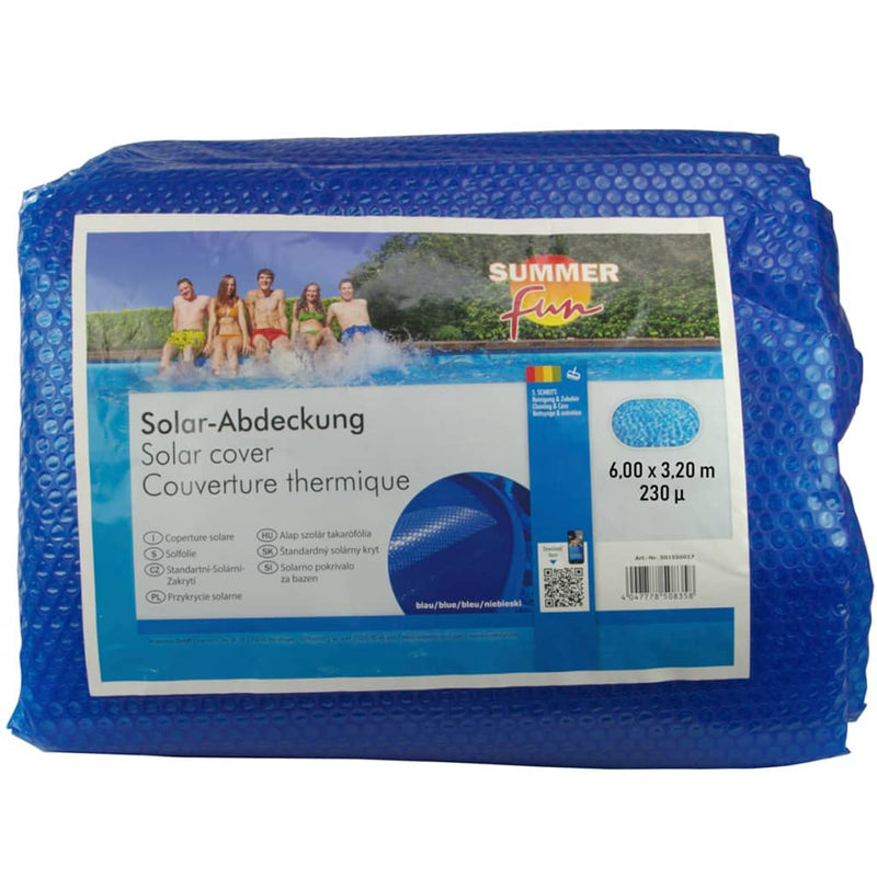 Load image into Gallery viewer, Summer Fun Summer Fun Zomerzwembadhoes solar ovaal 600x320 cm PE blauw